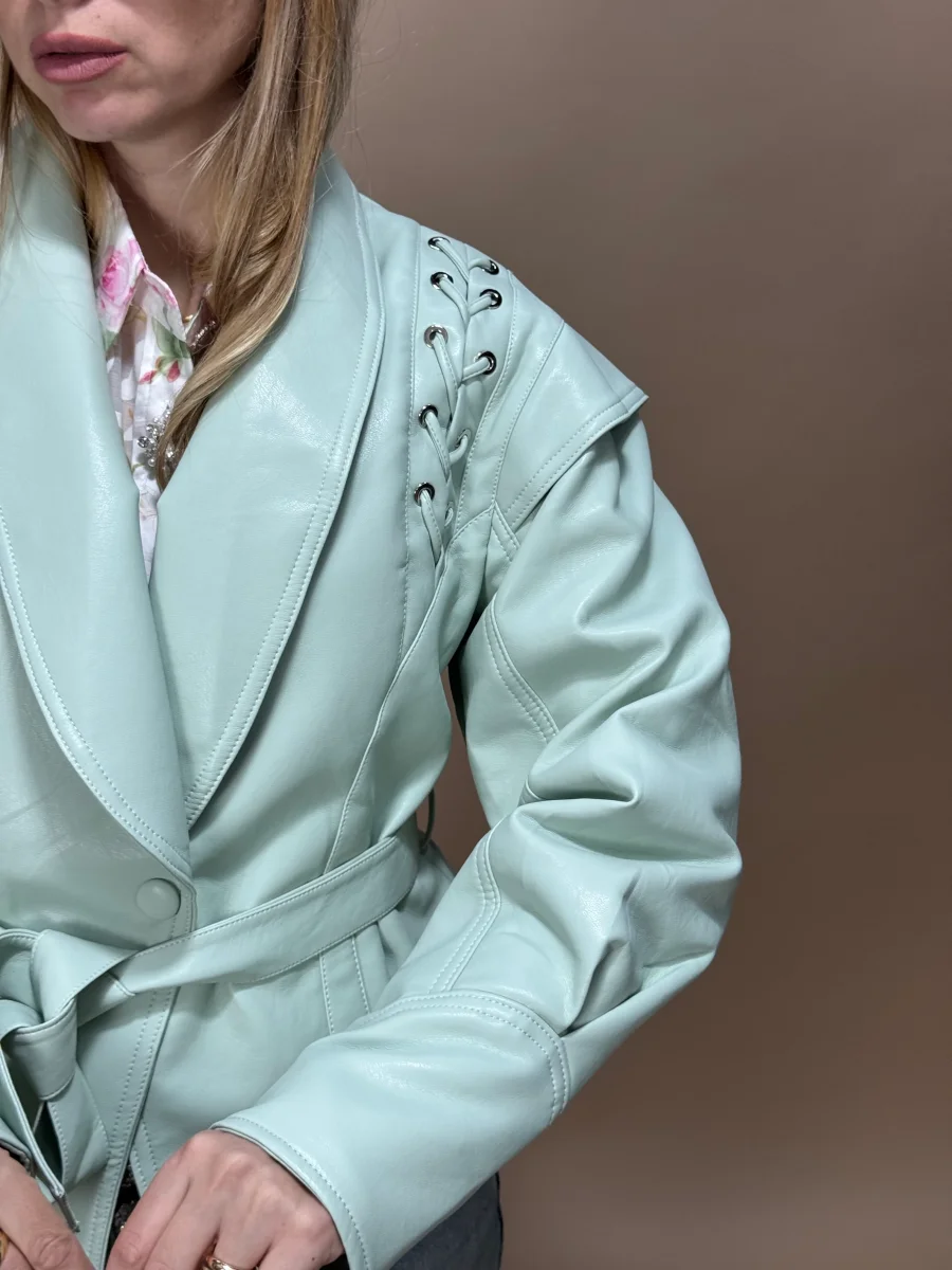 GIUBBINO ECOPELLE SANDY TIFFANY - immagine 3