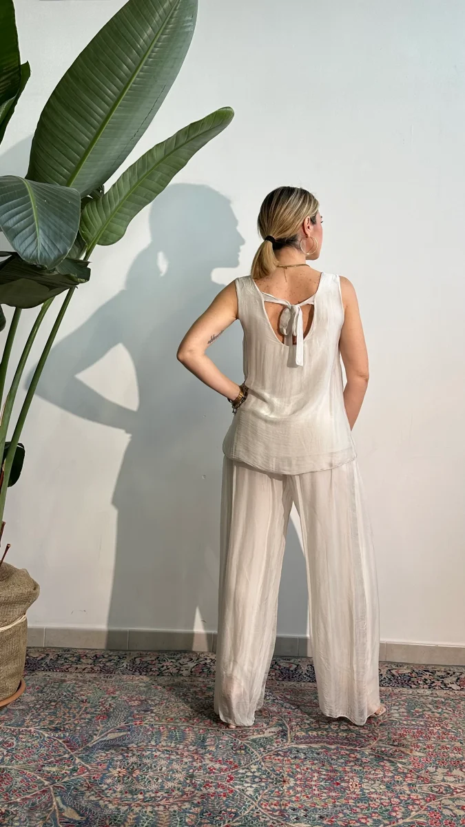 Top Lalla misto seta - immagine 4