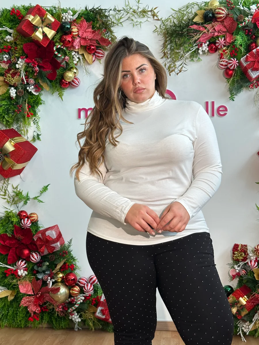 Maglia basic dolcevita - immagine 2