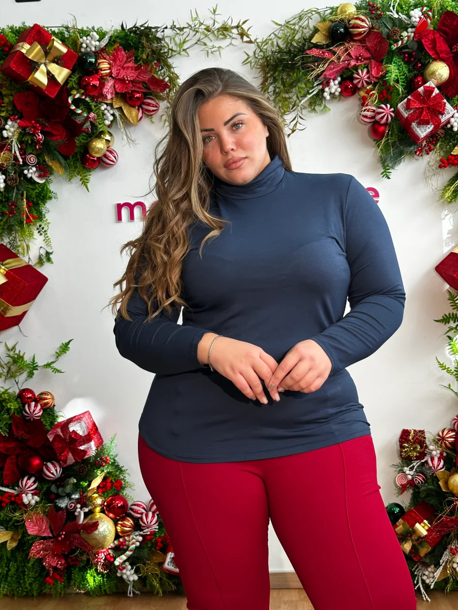 Maglia basic dolcevita - immagine 4