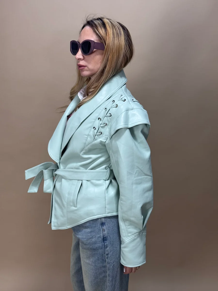 GIUBBINO ECOPELLE SANDY TIFFANY - immagine 5