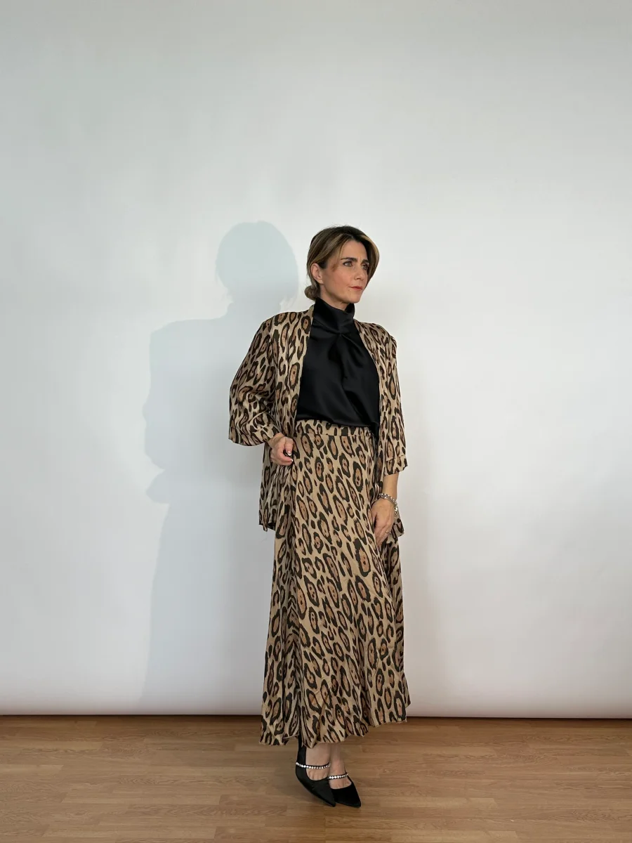 Coord-set Animalier in viscosa