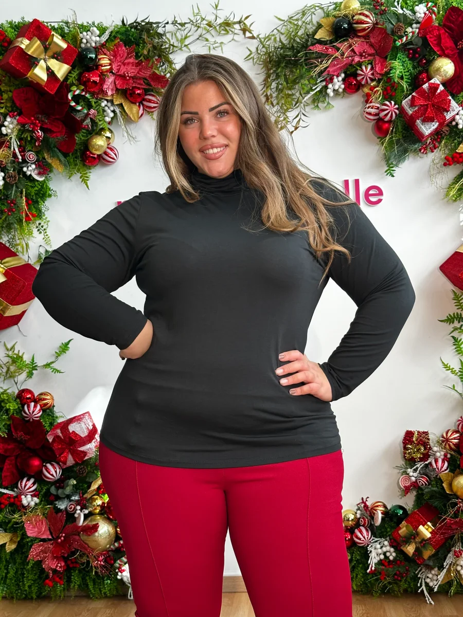 Maglia basic dolcevita - immagine 9