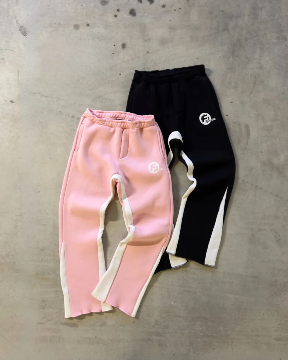 Flared Sweatpants Bubble Pink - immagine 5