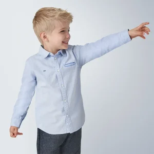 Camicia manica lunga microfantasia bambino mayoral 4140 38