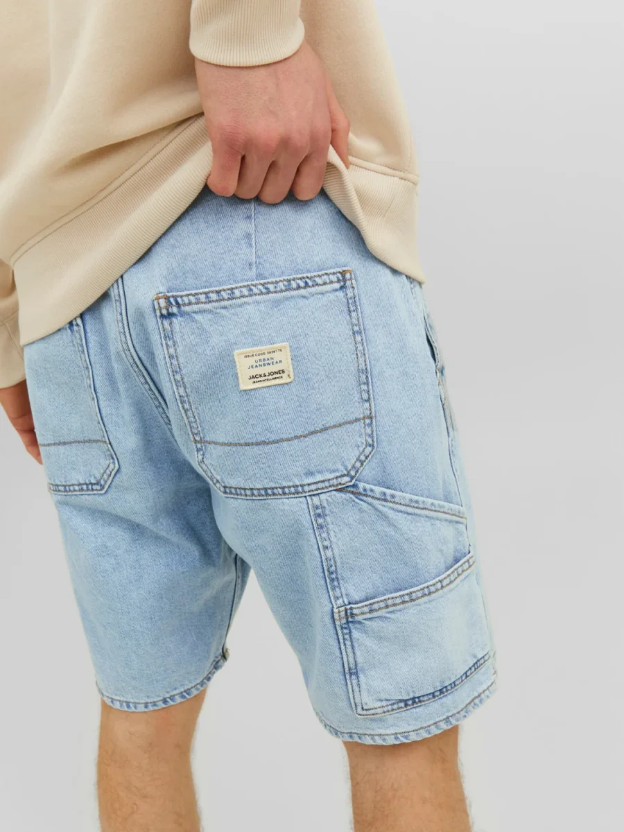 JACK & JONES BERMUDA IN JEANS LOOSE FIT - LIGHT DENIM - immagine 2