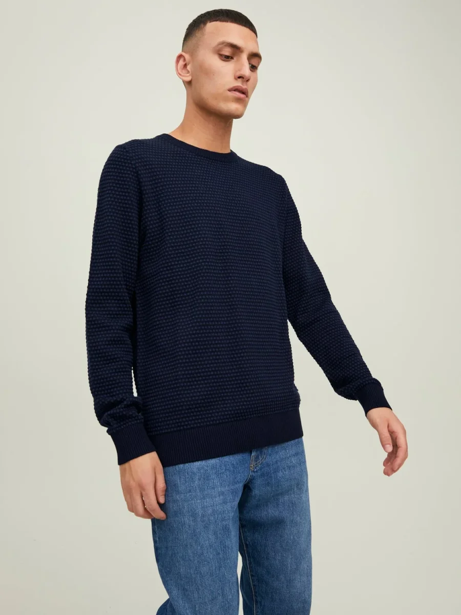 JACK & JONES PULLOVER ESSENTIALS - Col. Blu scuro