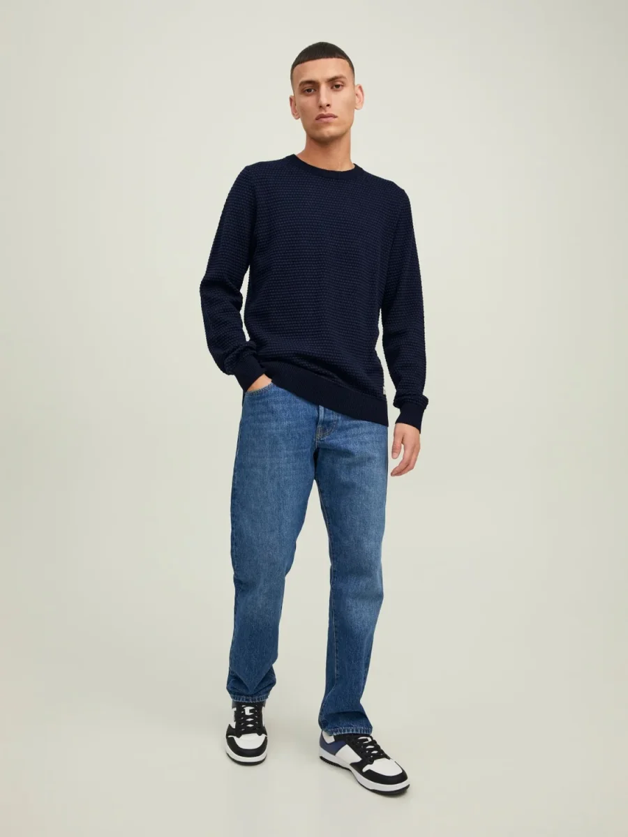 JACK & JONES PULLOVER ESSENTIALS - Col. Blu scuro - immagine 5