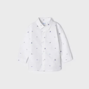 Camicia manica lunga stampata neonato ECOFRIENDS mayoral Art. 12-02163-073