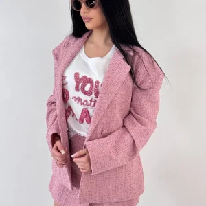 COORDINATO TWEED BRIGE ROSA