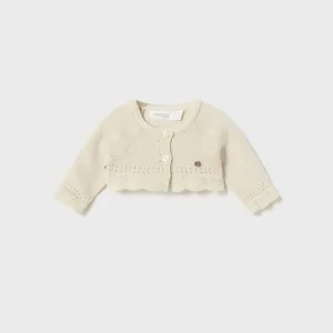 Cardigan tricot Better Cotton neonata mayoral art. 13-00307-053