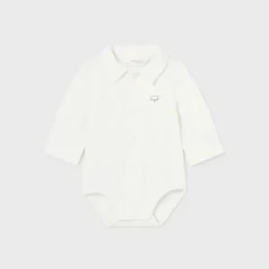 Body colletto camicia Cotton neonato mayoral art. 13-02759-072