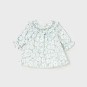 Vestito velluto neonata mayoral art. 13-02840-037