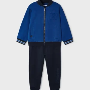 Tuta 2 pezzi polsini righe bambino mayoral art. 13-04873-031