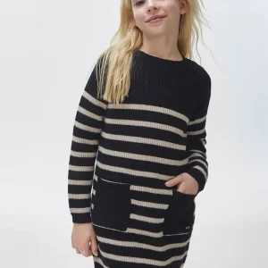 Vestito righe fibre sostenibili ragazza mayoral art. 13-07959-066