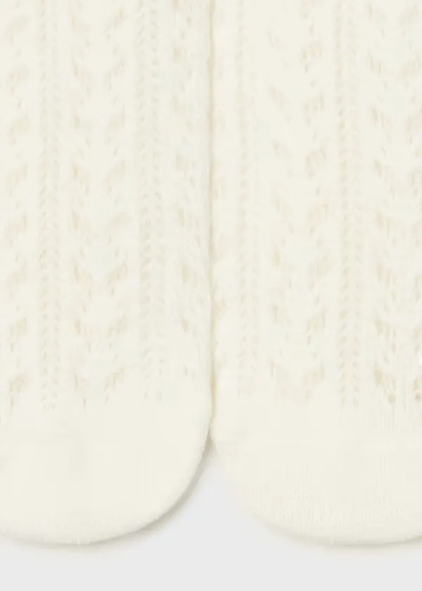 Calzamaglia traforata cotone organico neonato mayoral art. 13-09650-077 - immagine 3