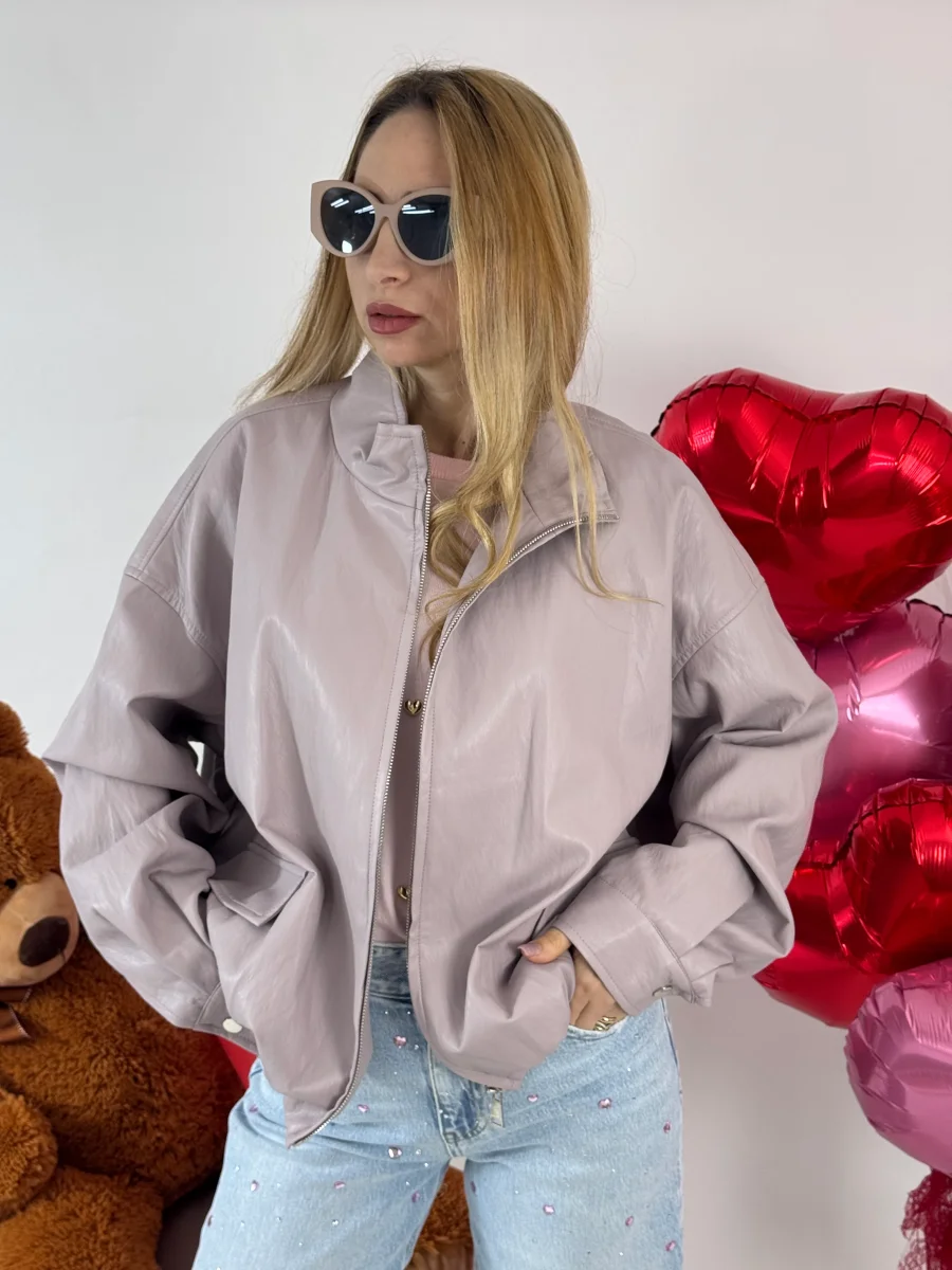 CHIODO IN ECOPELLE ROSA - immagine 5