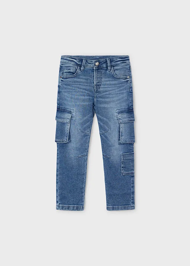 Jeans cargo bambino mayoral art. 14-04534-034