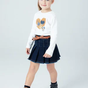 Gonna jeans con cintura bambina mayoral art. 14-04906-052