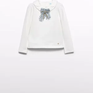 Maglietta Applicazione Fiocco Bambina Abel & lula art. 14-05674-004