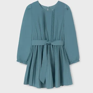 Vestito plissettato crepe ragazza mayoral art. 14-07979-037