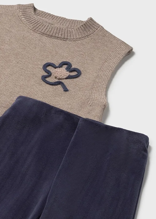 Completo gilet 3 pezzi neonata mayoral art. 15-02596-048 - immagine 6