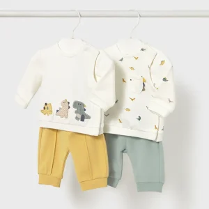 Completo 2 pezzi dinosauro neonato mayoral art. 15-02620-065