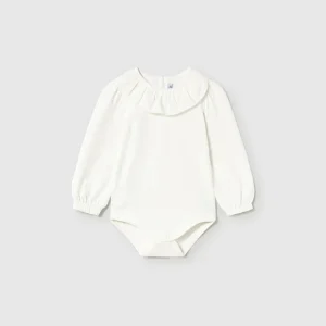 Body colletto ricamato neonata mayoral art. 15-02734-020