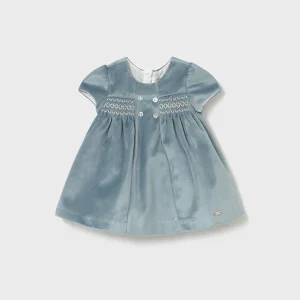 Vestito velluto neonata maioral art. 15-02816-033