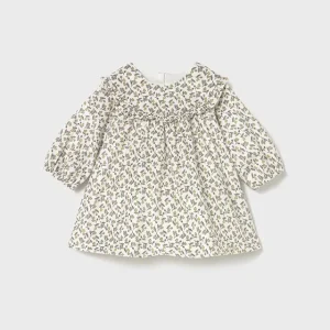 Vestito velluto stampato neonata mayoral art. 15-02822-051