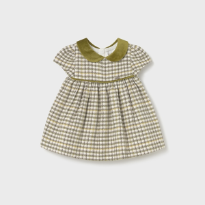 Vestito quadri neonata mayoral art. 15-02831-094