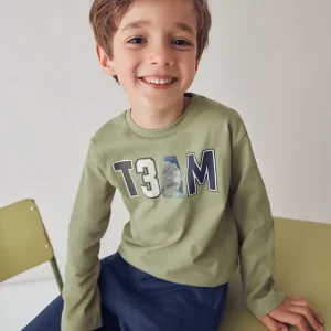 Maglietta lettere lenticolari bambino mayoral art. 15-04077-082