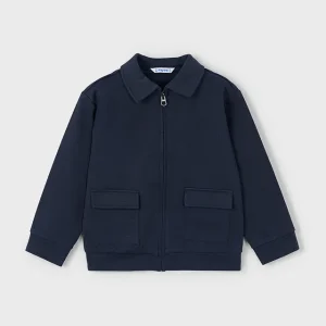 Felpa cerniera piquet bambino mayoral art. 15-04428-086