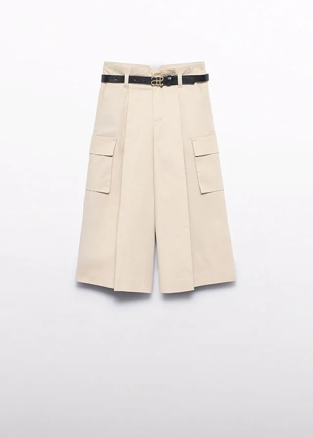 Pantalone culotte cargo cintura bambina Abel & Lula art. 15-05725-001 - immagine 3