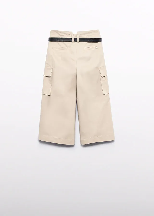 Pantalone culotte cargo cintura bambina Abel & Lula art. 15-05725-001 - immagine 4