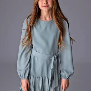 Vestito plissettato crepè ragazza mayoral art. 15-07908-050