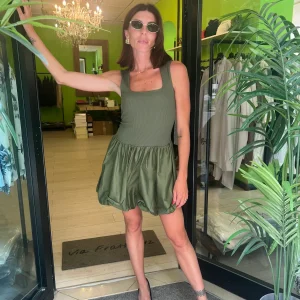 Abito gonna palloncino 2 colori