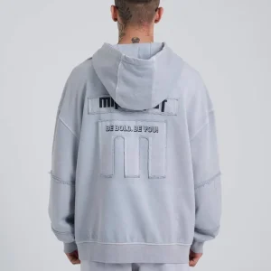 FELPA CON CAPPUCCIO "MACHINIST" - Col. Grigio