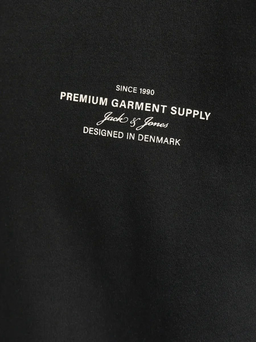 JACK & JONES FELPA "JPRBLACHAD BRANDING" - Nero - immagine 3