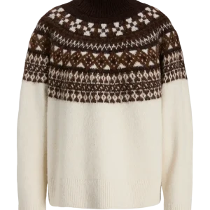 JJXX - Maglione dolcevita 'JXKRISTIN' - Marrone/panna