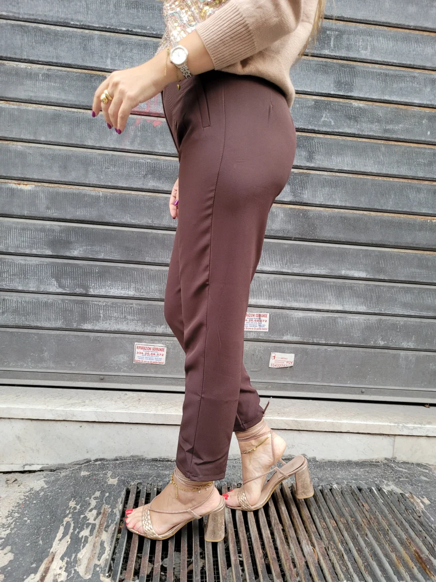 PANTALONE MOD Z CIOCCOLATO - immagine 4