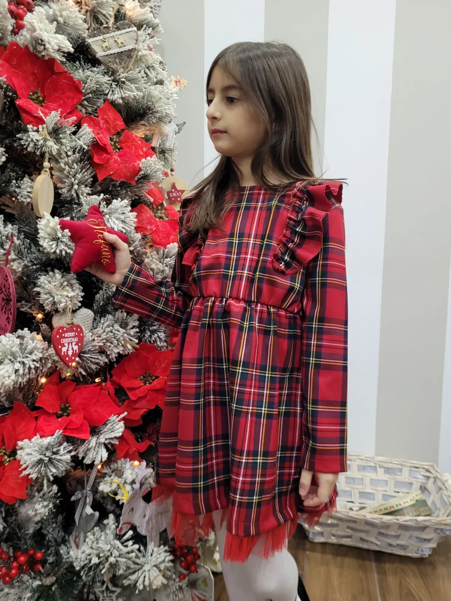 VESTITINO BIMBA SCOZZESE - immagine 2