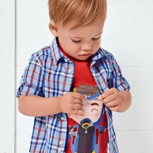 Camicia quadri manica lunga neonato mayoral Art. 22-01119-063