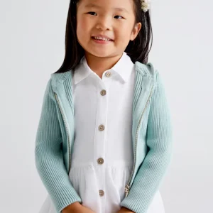 Cardigan tricot cerniera ECOFRIENDS bambina con ECOVERO mayoral Art. 22-03342-071