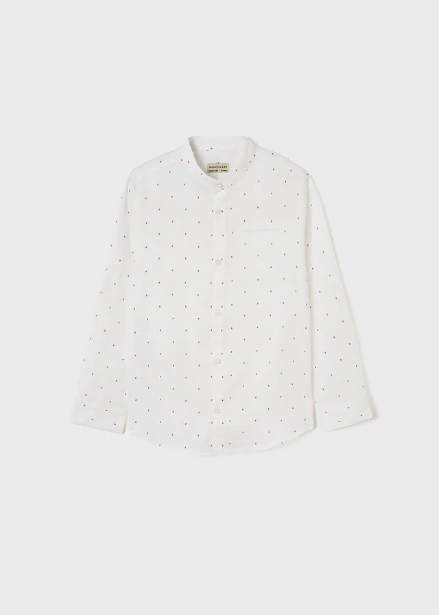 Camicia manica lunga colletto alla coreana ragazzo nukutavake Art. 22-06114-039 - immagine 3