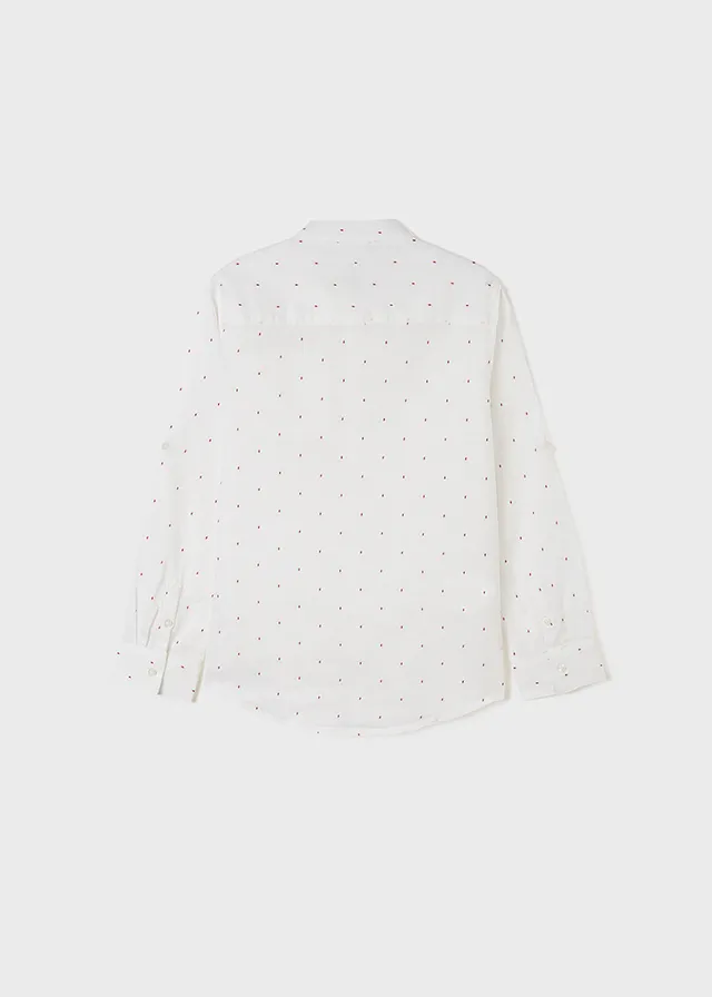 Camicia manica lunga colletto alla coreana ragazzo nukutavake Art. 22-06114-039 - immagine 4