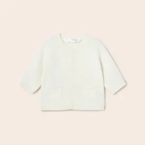 Giacca tricot in cotone sostenibile neonato mayoral Art. 23-01360-084