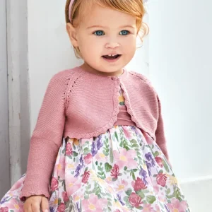 Cardigan corto tricot neonata mayoral art. 24-00306-050