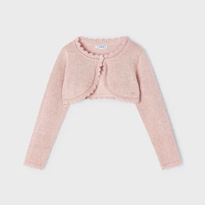 Cardigan modello bolerino tricot cotone bambina mayoral Art. 24-00320-050