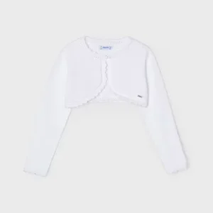 Cardigan modello bolerino tricot cotone bambina mayoral Art. 24-00320-054